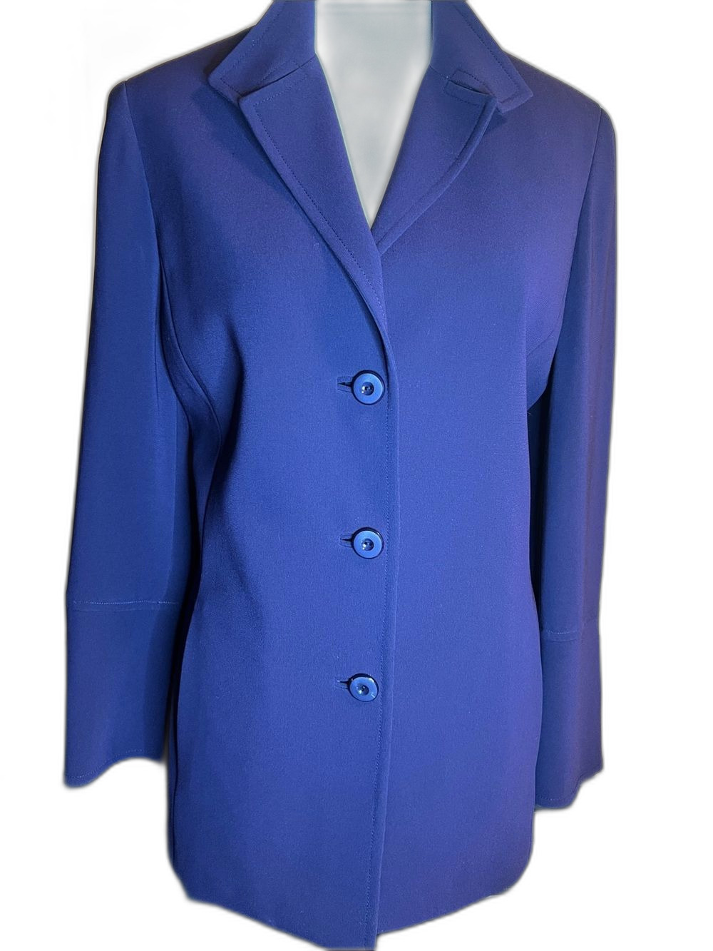 Carlisle Deep Purple Single-Breasted Blazer Size 10